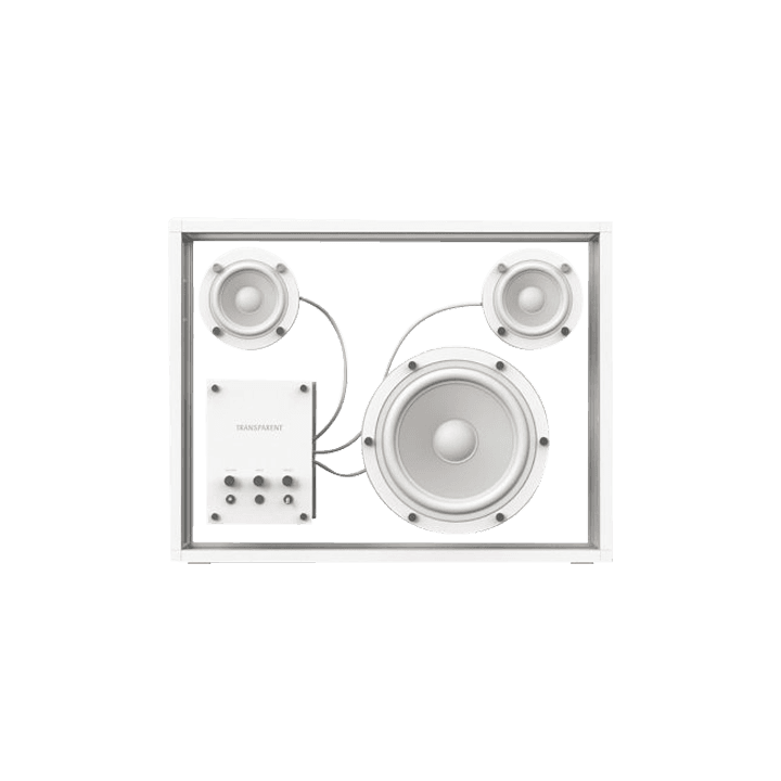 라지 투명 블루투스 스피커 화이트 TRANSPARENT Speaker WHTIE