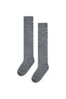 Logo Knee Socks [ Gray ]