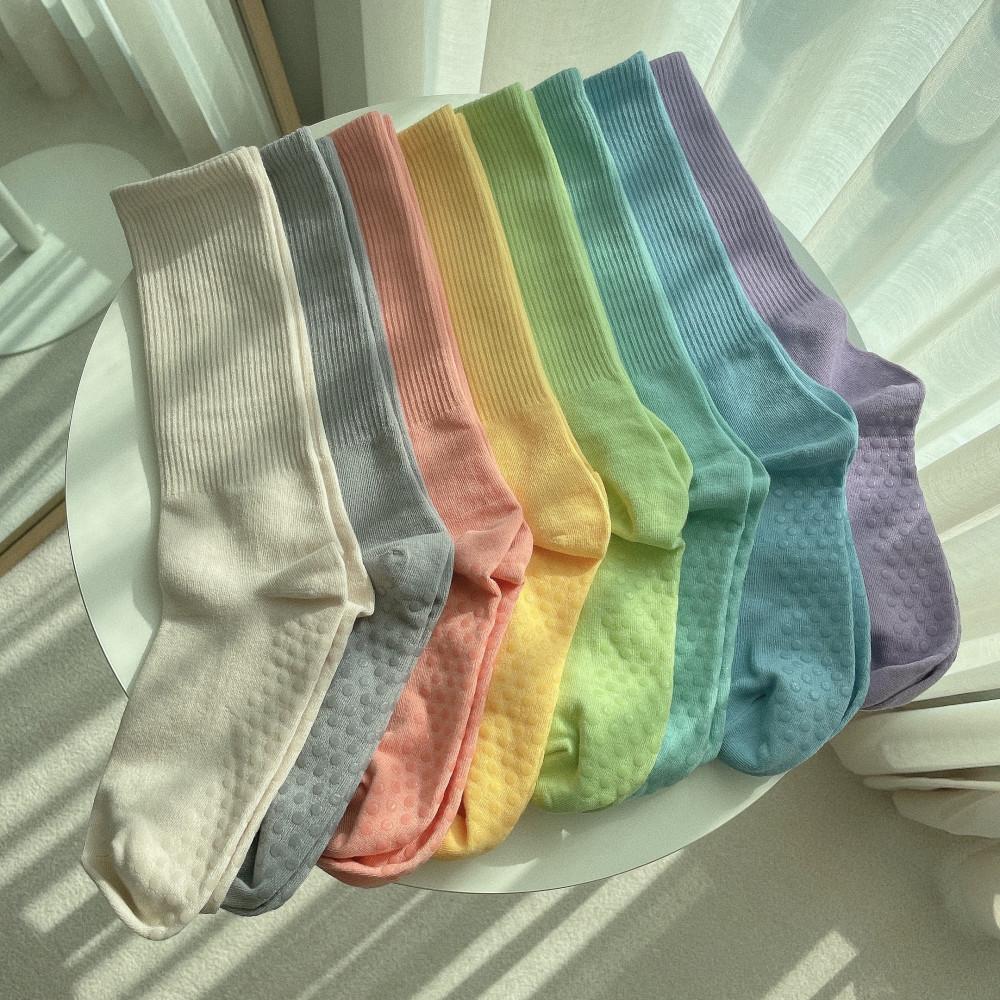 [필라테스양말-롤삭스] 봄봄 팔레트 롱삭스 18color 요가니삭스 필라테스니삭스