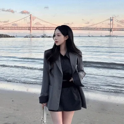 *사장추천* [고퀄/데일리] 핏보장 베이직 국내제작 투버튼 백화점퀄 자켓 루즈 슬림 여리핏 데이트 여친룩 기본 하객룩 카라 아우터 세련 고급핏