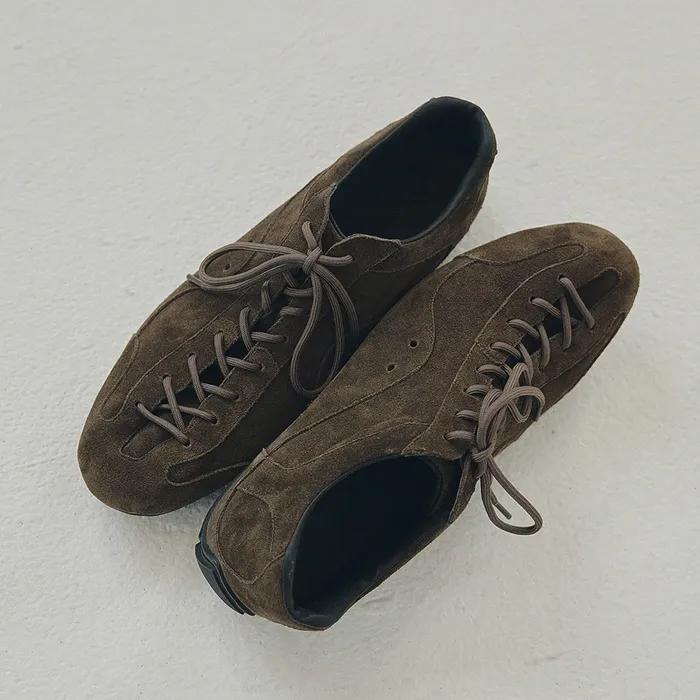 보울러 스니커즈 R25M200 (리얼브라운 스웨이드)