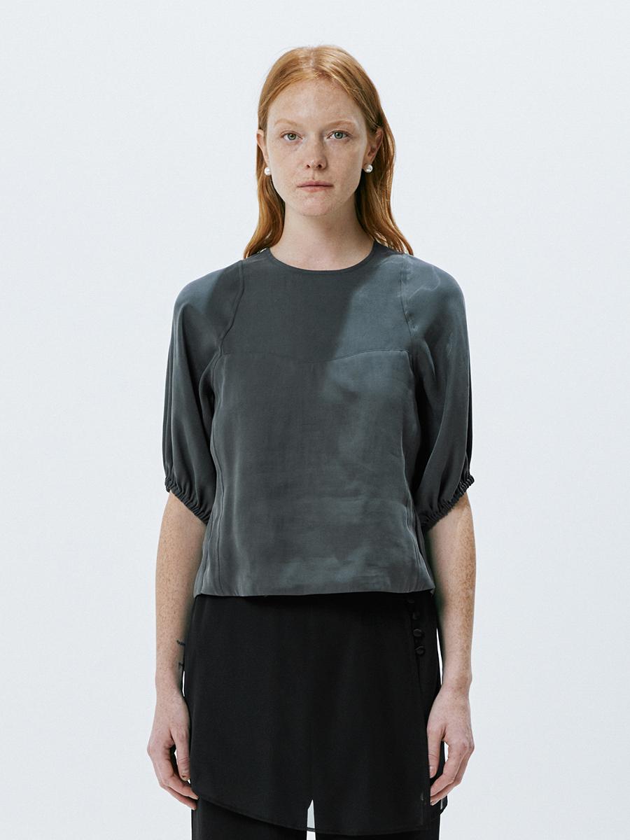 Curved Line Top (Dark Gray)