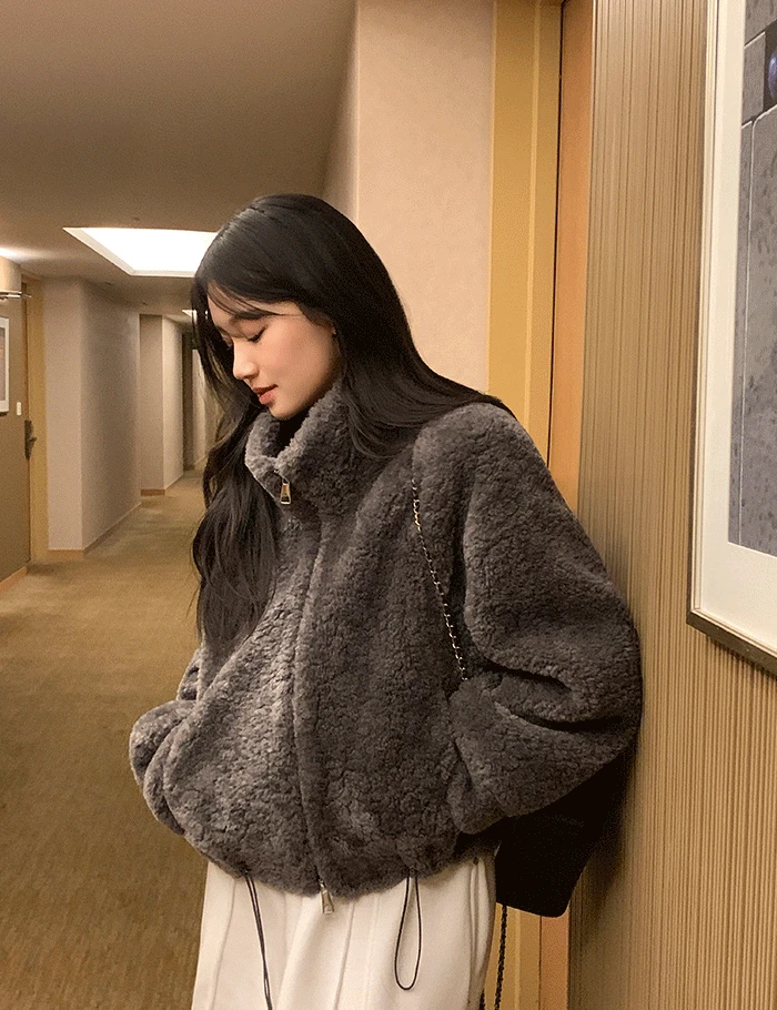 [무스탕 안감] 로더 뽀글이 퍼자켓 (2color)