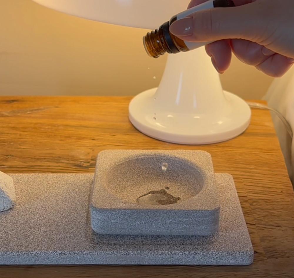 규조토 디퓨저 트레이 사각싱글디쉬 프리미엄 세라믹 인테리어소품