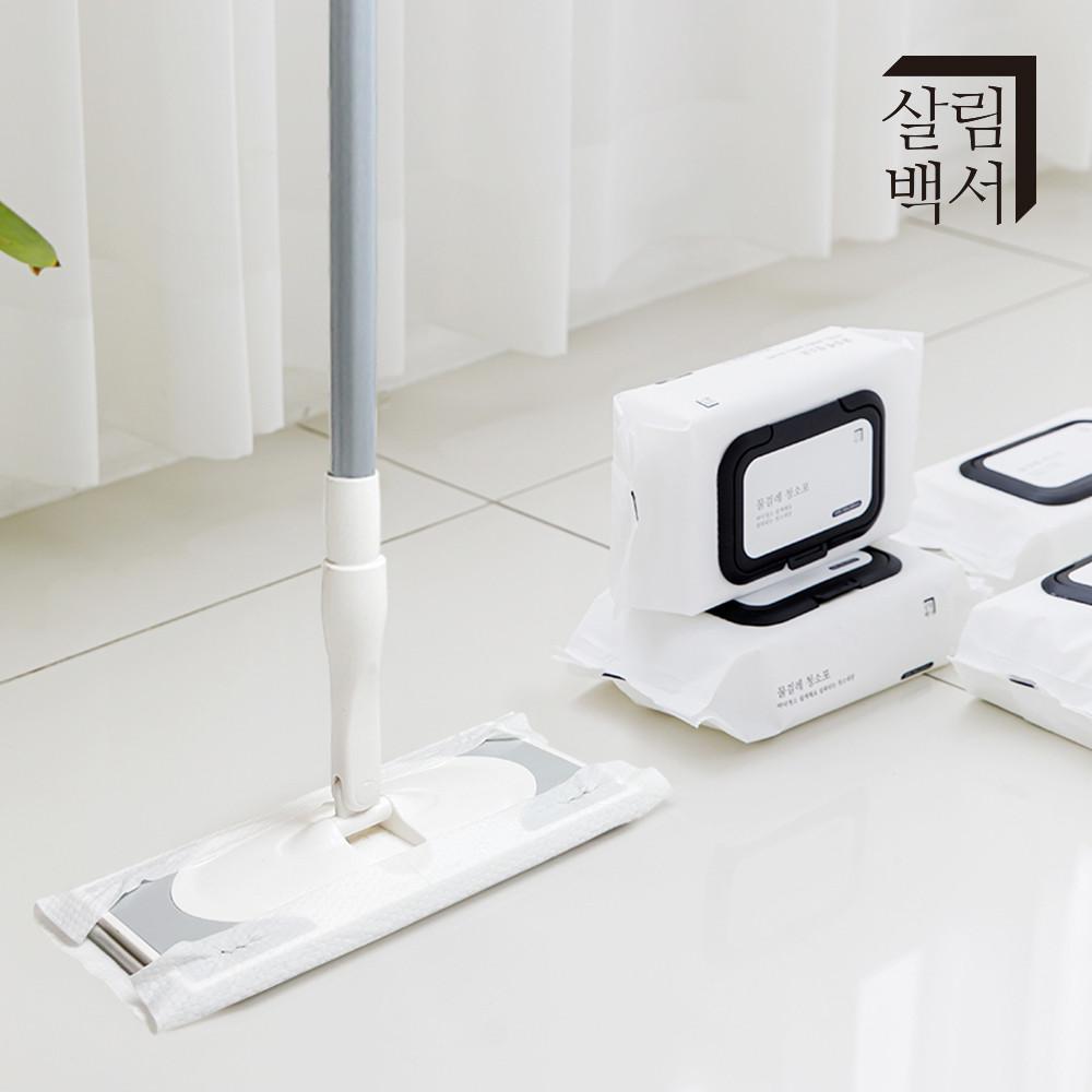 살림백서 물걸레 밀대 밀대걸레 정전기 청소포 호환 막대걸레 청소용품