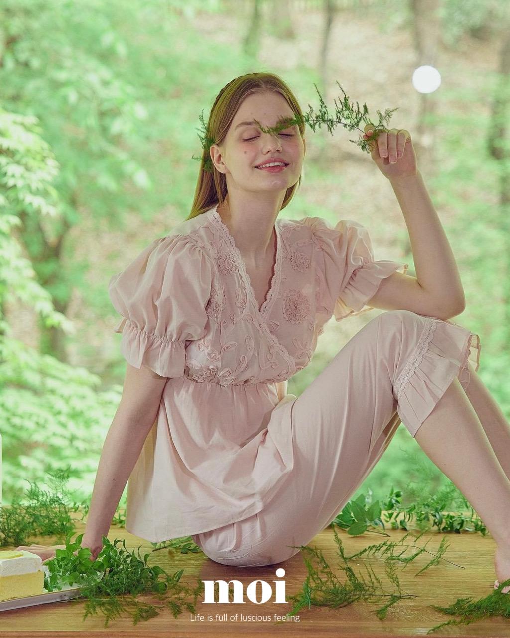 플라워 파자마(투피스/원피스)