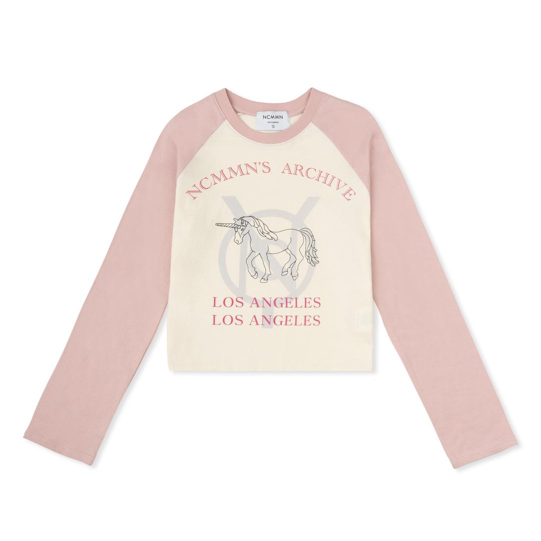 [WOMEN] UNICORN CROP LONGSLEEVE PK
