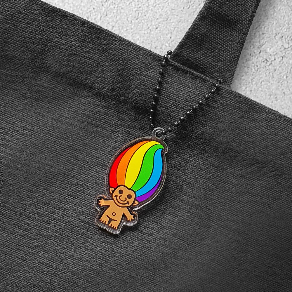 [허니템] 무지개 행운 요정 키링 {레인보우굿즈전}