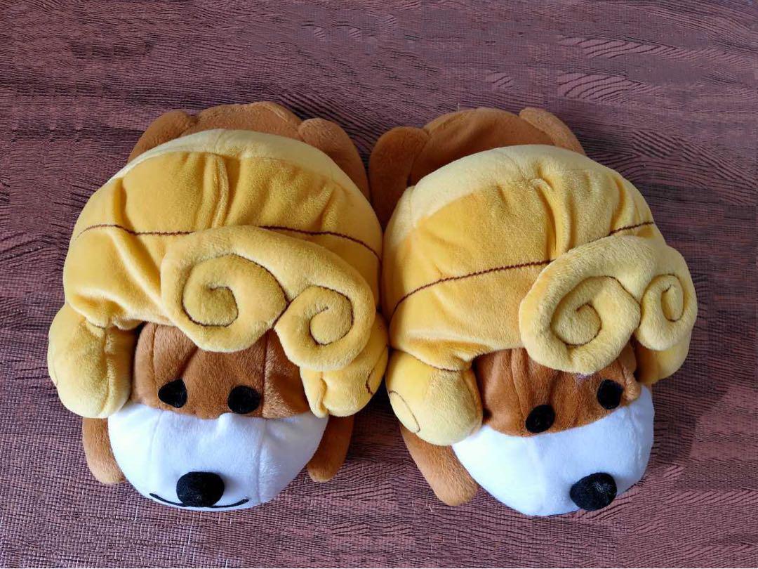 アフロ犬　新品　未開封　激レア　ぬいぐるみスリッパ　カーリー犬　レア　人気