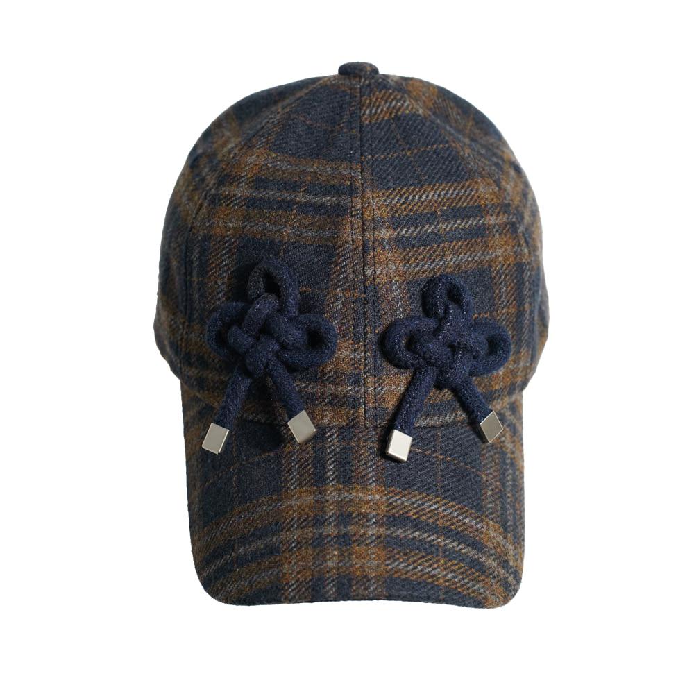 [DOUBLE CLOVER CAP] NAVY