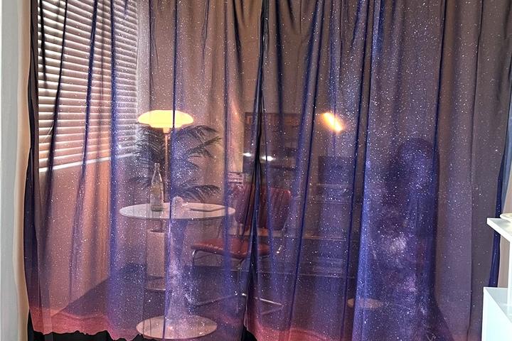 힐링 그 이상의 가치, 쉬폰 패브릭 포스터 Aurora / 140x225cm