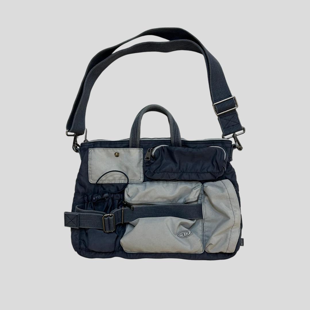 DIESEL multi pocket shoulder bag (moor-5)