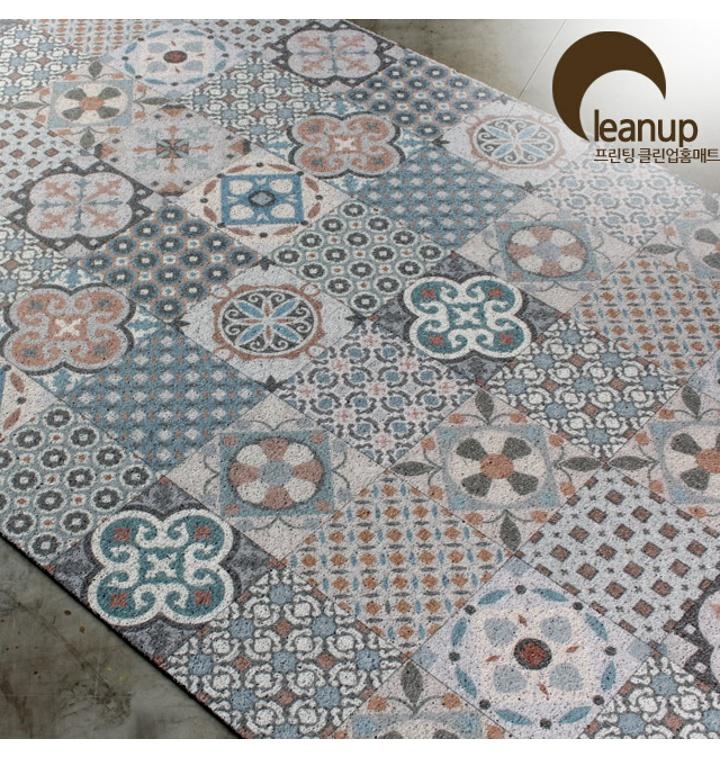 [티몬] 랜덤타일 스페인 패턴 코일 현관매트 발코니 베란다