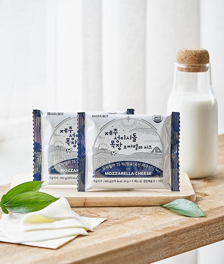제주 성이시돌 목장 모짜렐라 슬라이스 치즈 (20g, 5매)
