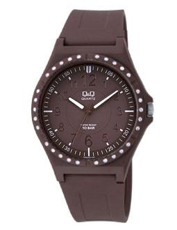 큐앤큐 VQ98J-009Y 아날로그 남녀공용 패션 큐빅 시계