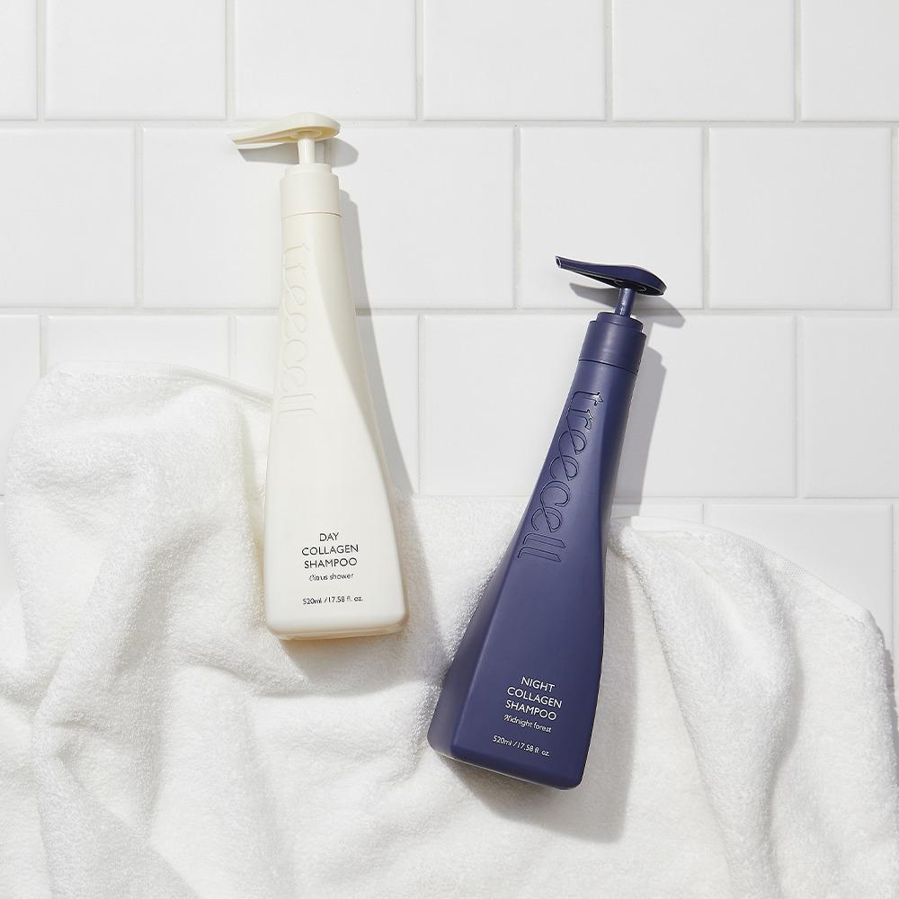 데이/나이트 콜라겐 샴푸 520ml 2종 세트 + 나이트 콜라겐 샴푸 100ml