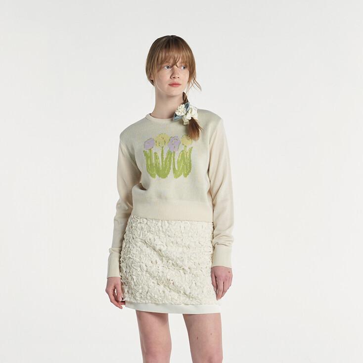 TULIP PULLOVER (CREAM)