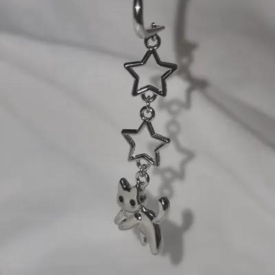 [ 별나라 고양이 ] 별 펜던트 고양이 미니 책갈피 북마크