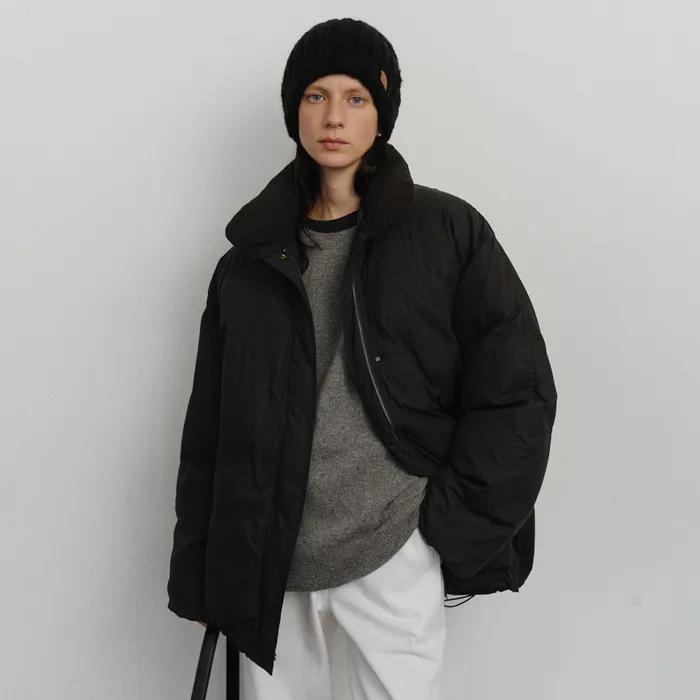 [예약발송] Wellon padded jumper_Black