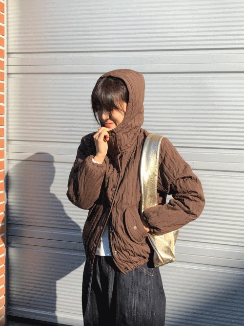 리올리 후드 패딩