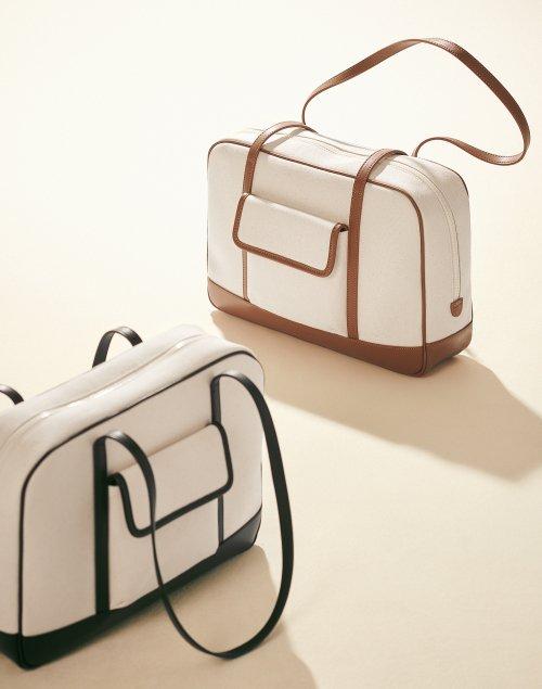 [2COLOR][브레드] 캔버스 포켓 볼링백