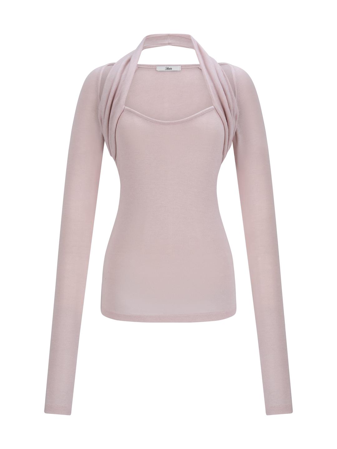 nude halter top_baby pink