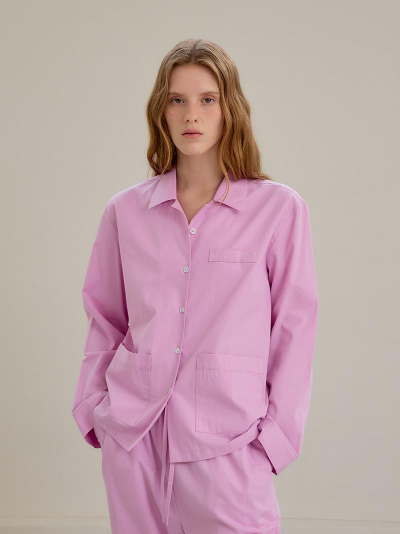 HOME WEAR SHIRTS & PANTS SET (LAVENDER PINK)