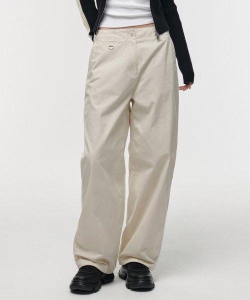 우먼즈 와이드 카펜터 팬츠 [크림]