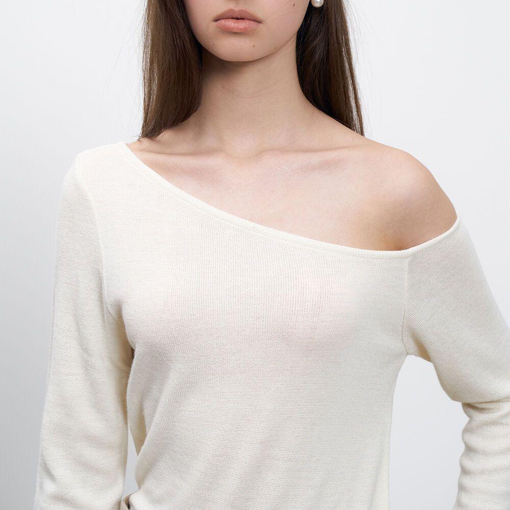 One Off Shoulder Knit