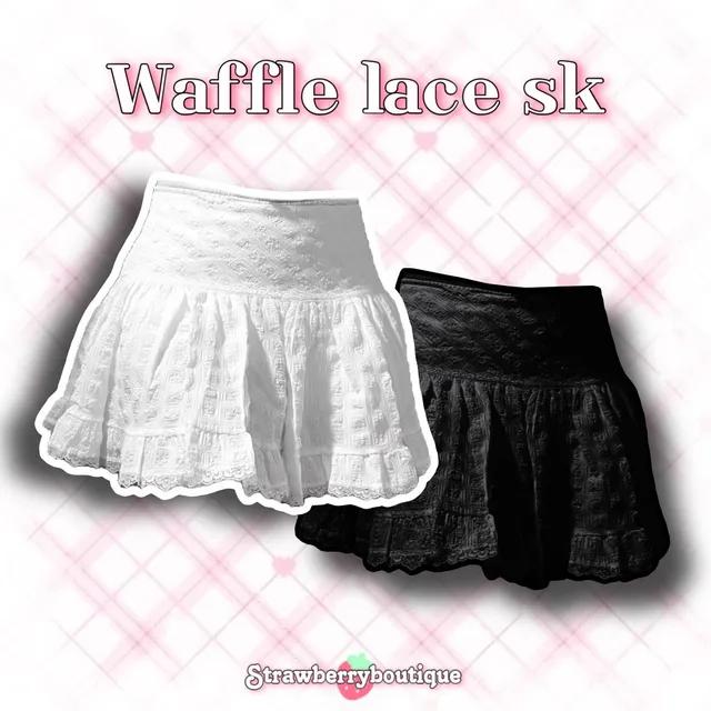와플 레이스 스커트