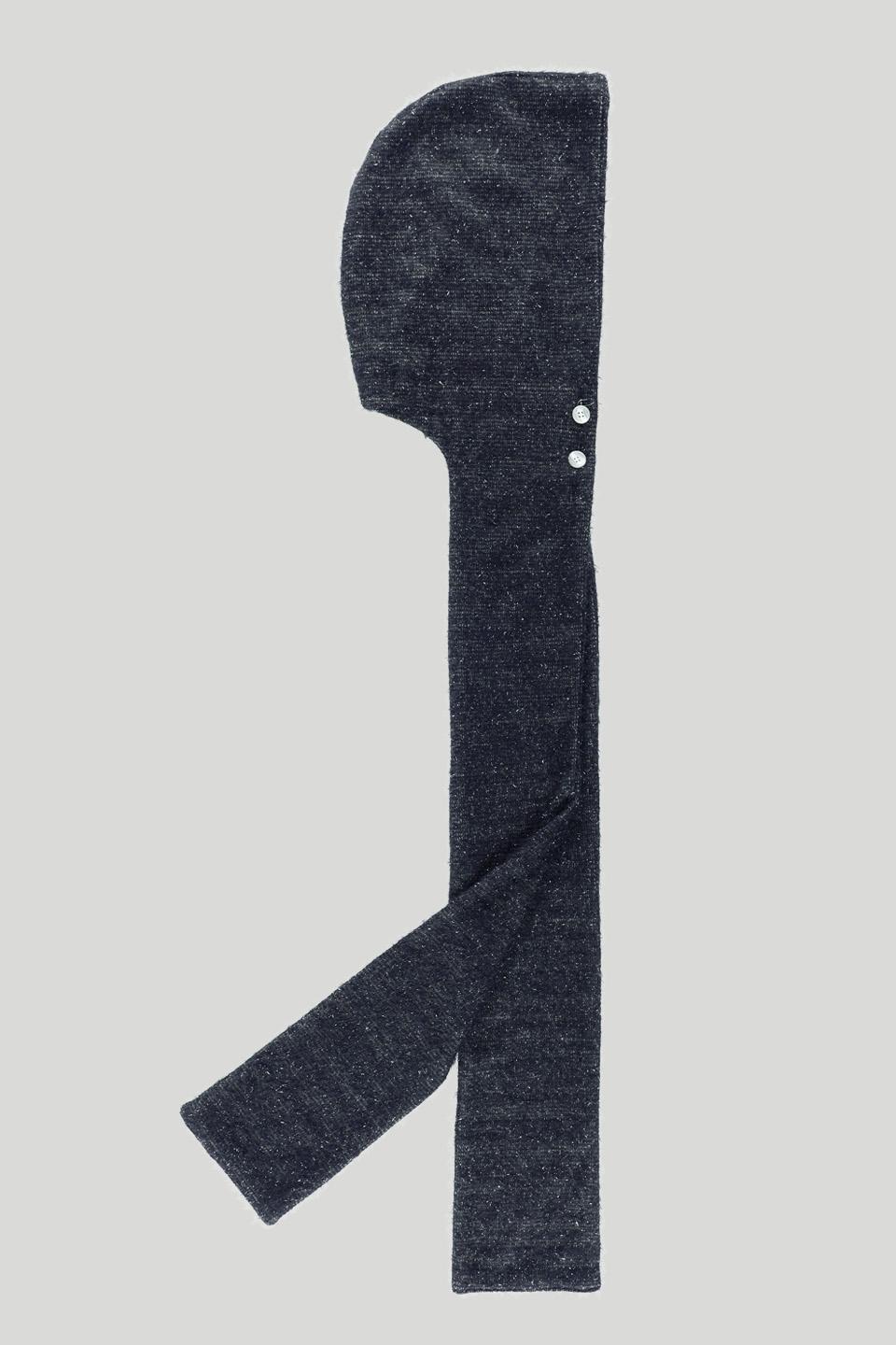 MISTY GLITTER HOODED SCARF