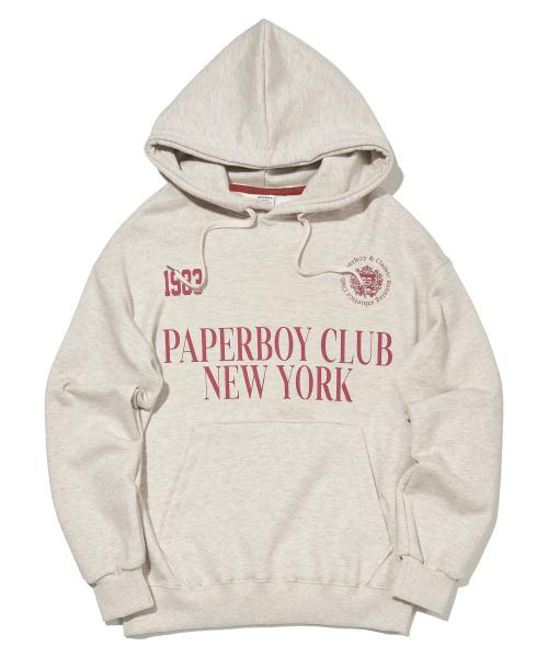 페이퍼보이(PAPERBOY)  스포츠 클럽 후디-오트밀 - 사이즈 & 후기 | 무신사