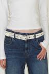 [9/20 예약배송] Lace Webbing Belt (BEIGE)