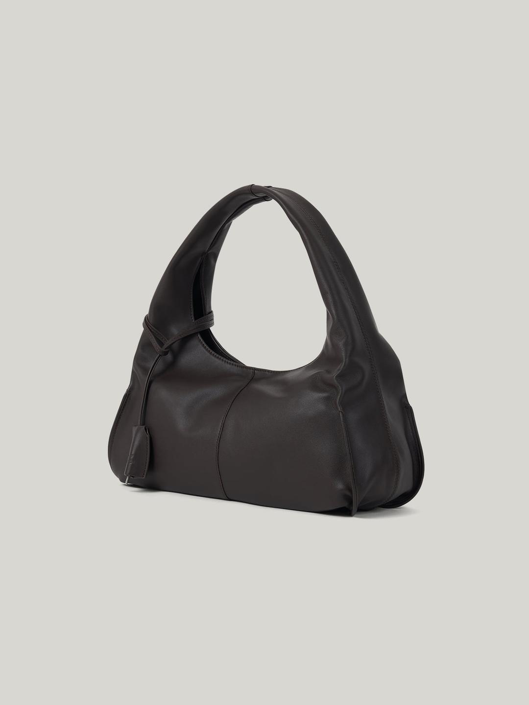 PILLOW HOBO BAG (ORGAN BROWN)