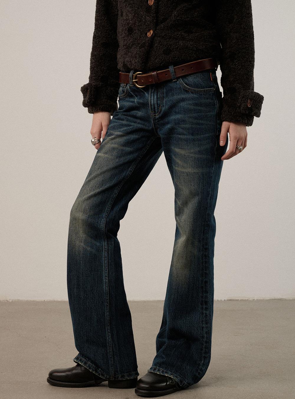 Backline Stitch Wide Denim