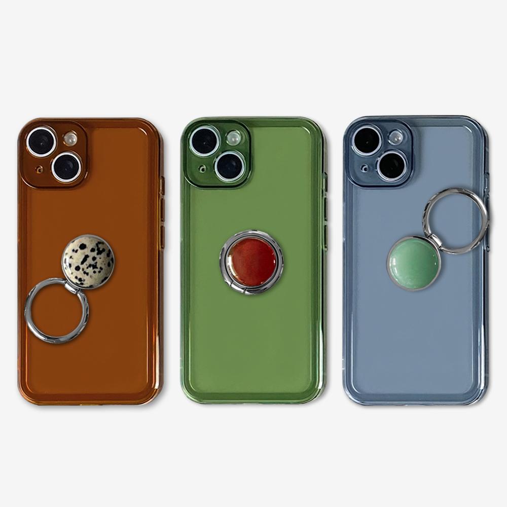 [Set] iPhone Jelly case + 돌톡링