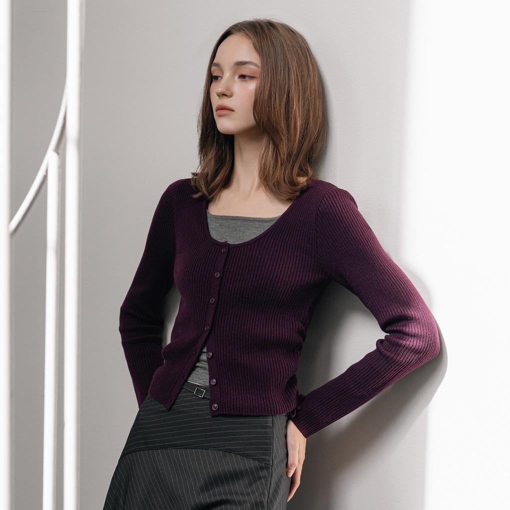 사이드 스트링 가디건_MIWCKF919T