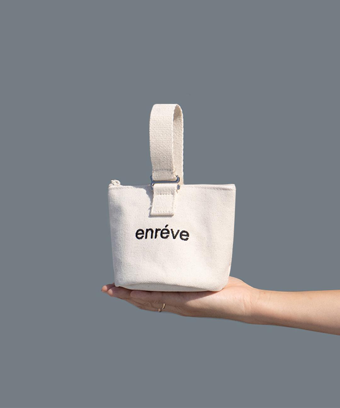 앙레베 캔버스 미니 파우치 화장품파우치