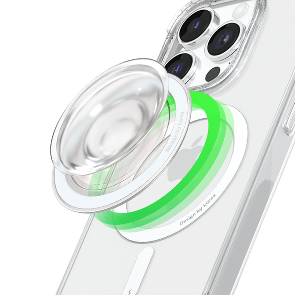 2배 자력 맥세이프 그립 톡스마트 투명 거치대 아이폰 스마트톡