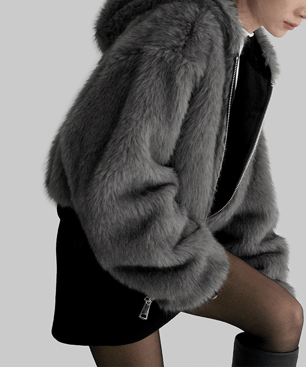 매니크 [무료배송] 마테시 퍼 스웨이드 리버시블 점퍼