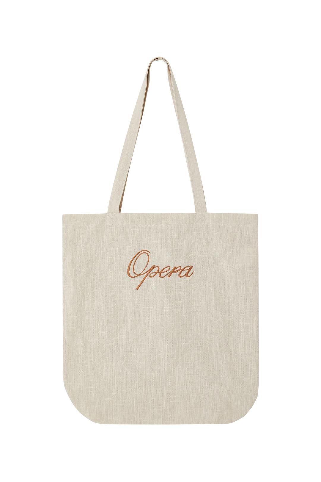 OPERA Tote bag 002 brown