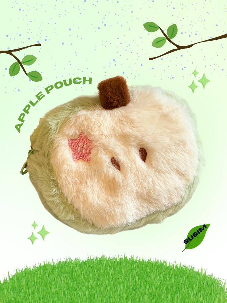 수심 Apple Seed Pouch 애플 씨드 사과 파우치 미니 가방 유니크 크로스백