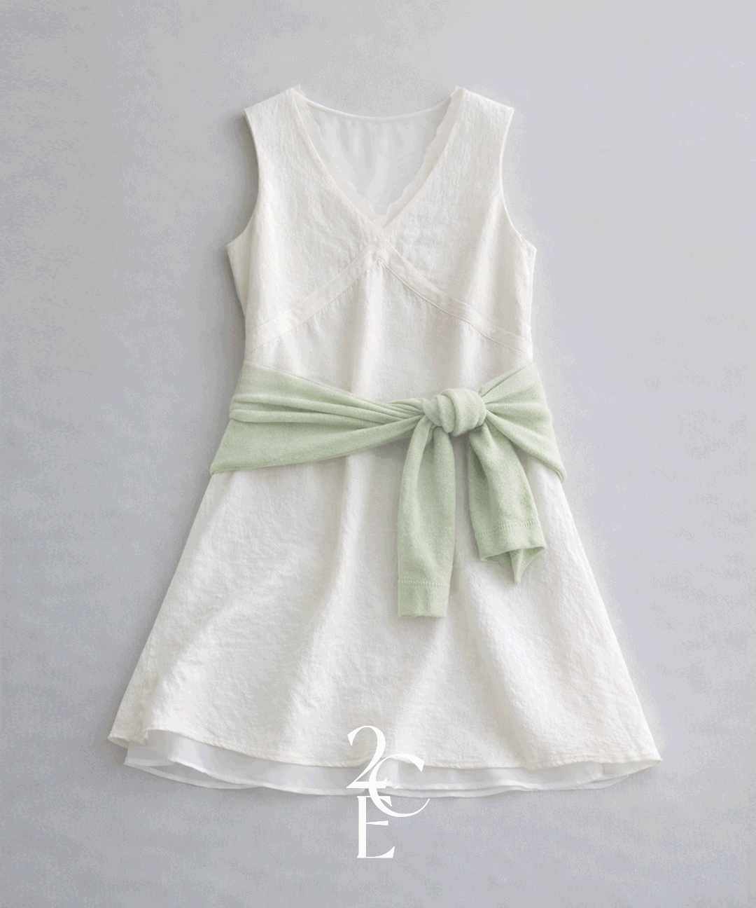 이센치 🚫유사품주의🚫[L-size추가!] 슈렌 나시 레이어드 미니 원피스 (1color) 레이스 시스루 숏 프릴 A라인 쉬폰 봄 여름