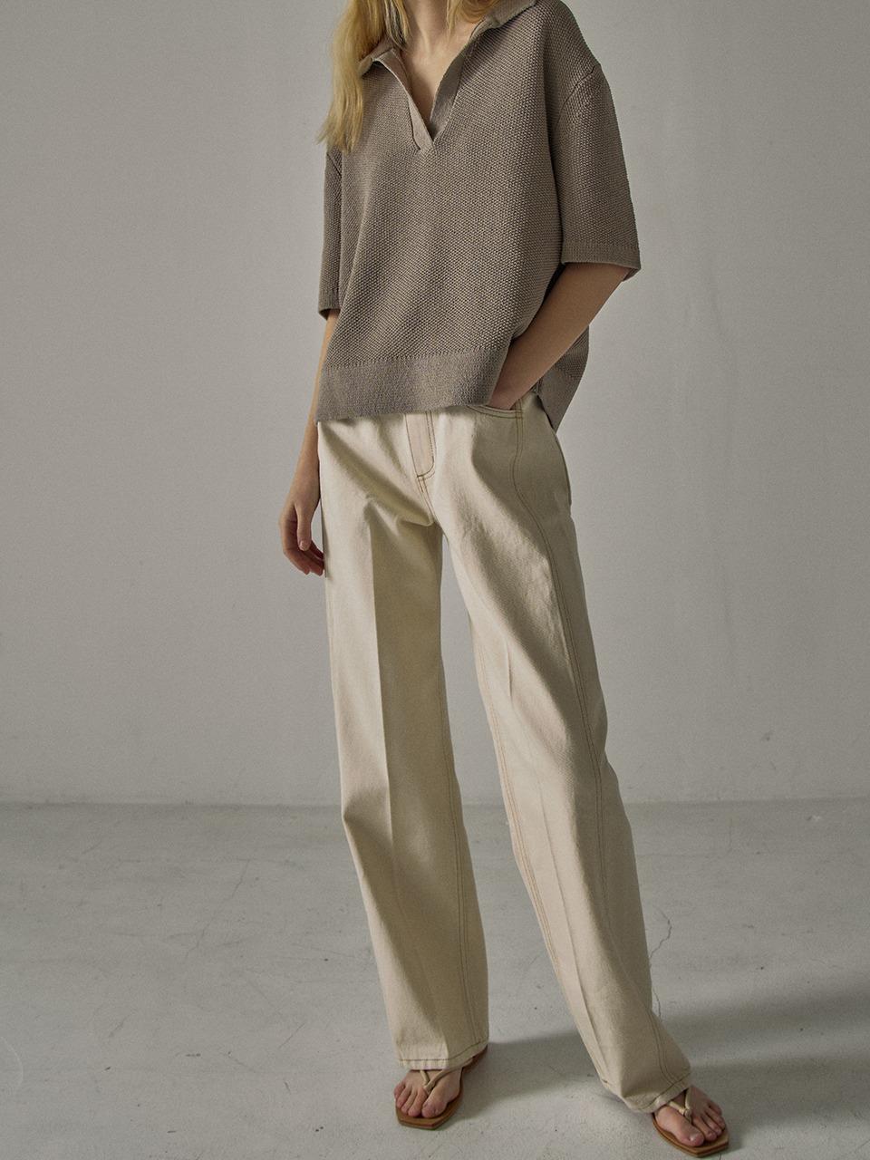 클래식 데님_ecru