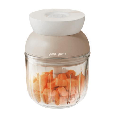 윤곰 전동 야채 마늘 미니 다지기 300ml - 분쇄기 | 쿠팡
