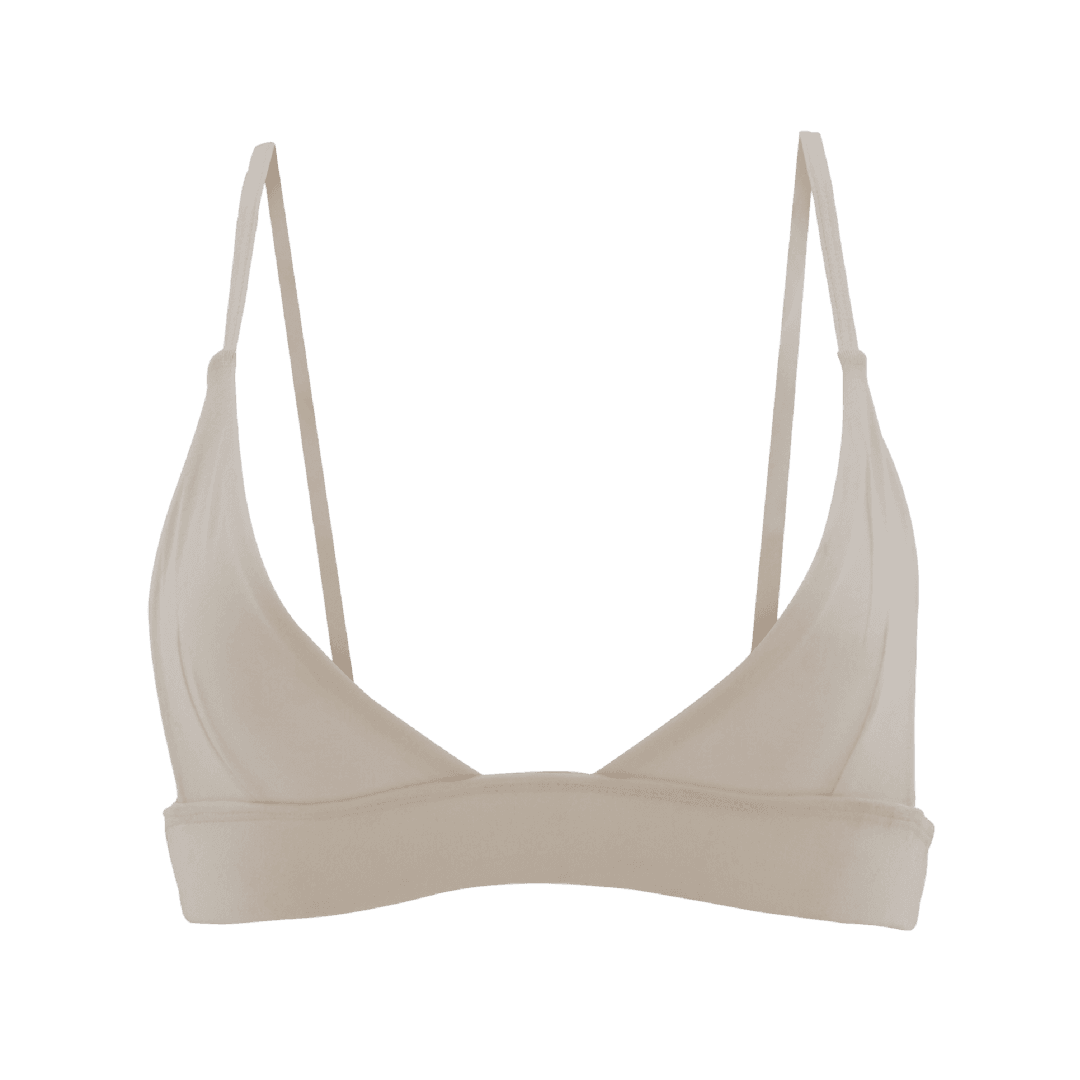 Lounge Triangle Bra Cream