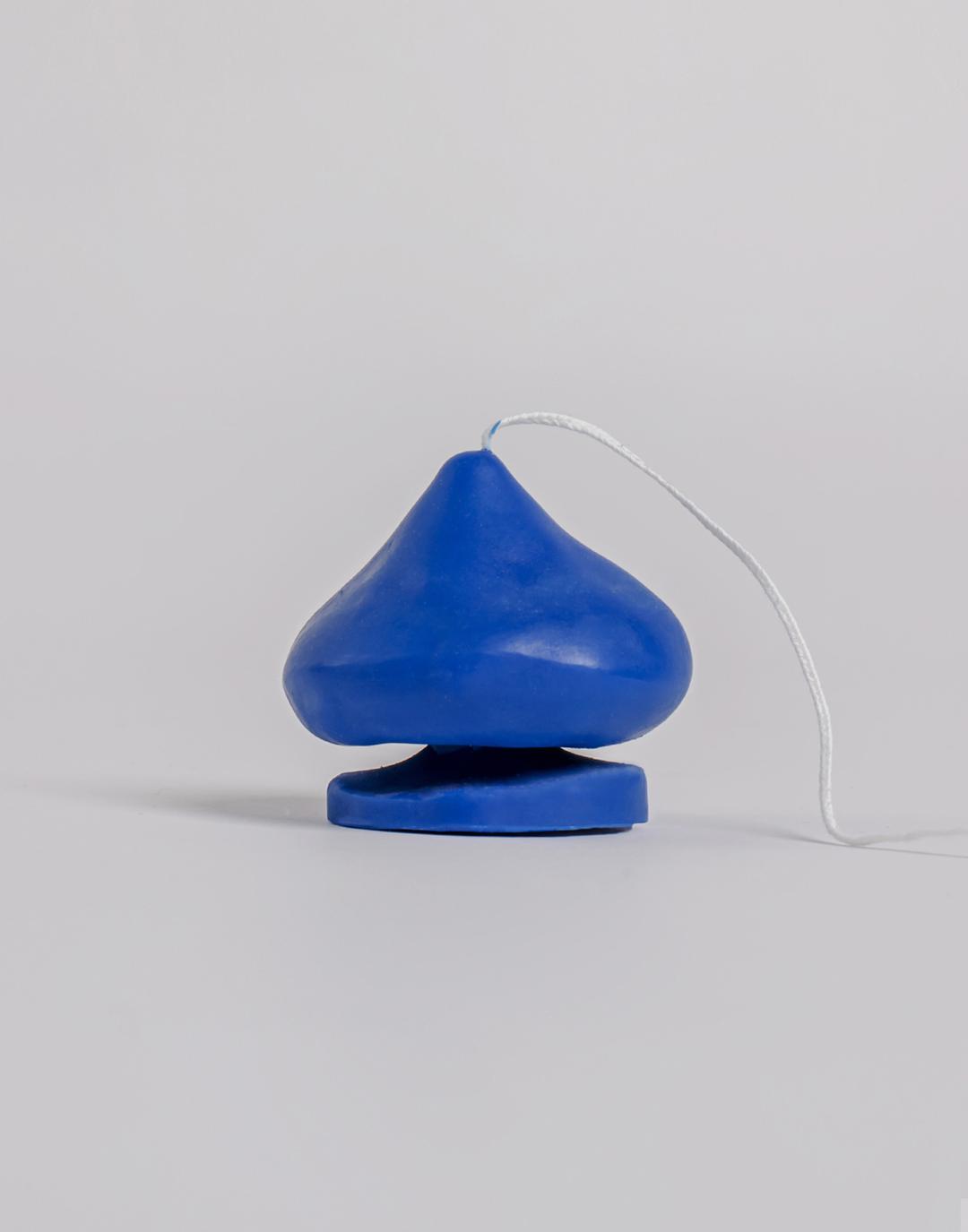 Mini Spade Candle – Blue