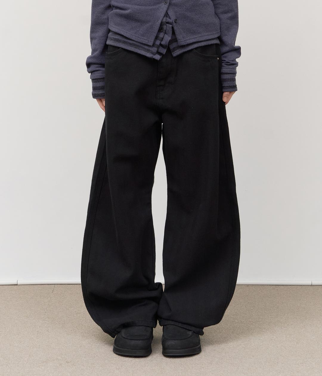 Rotus Curved Cotton Pants (3color)