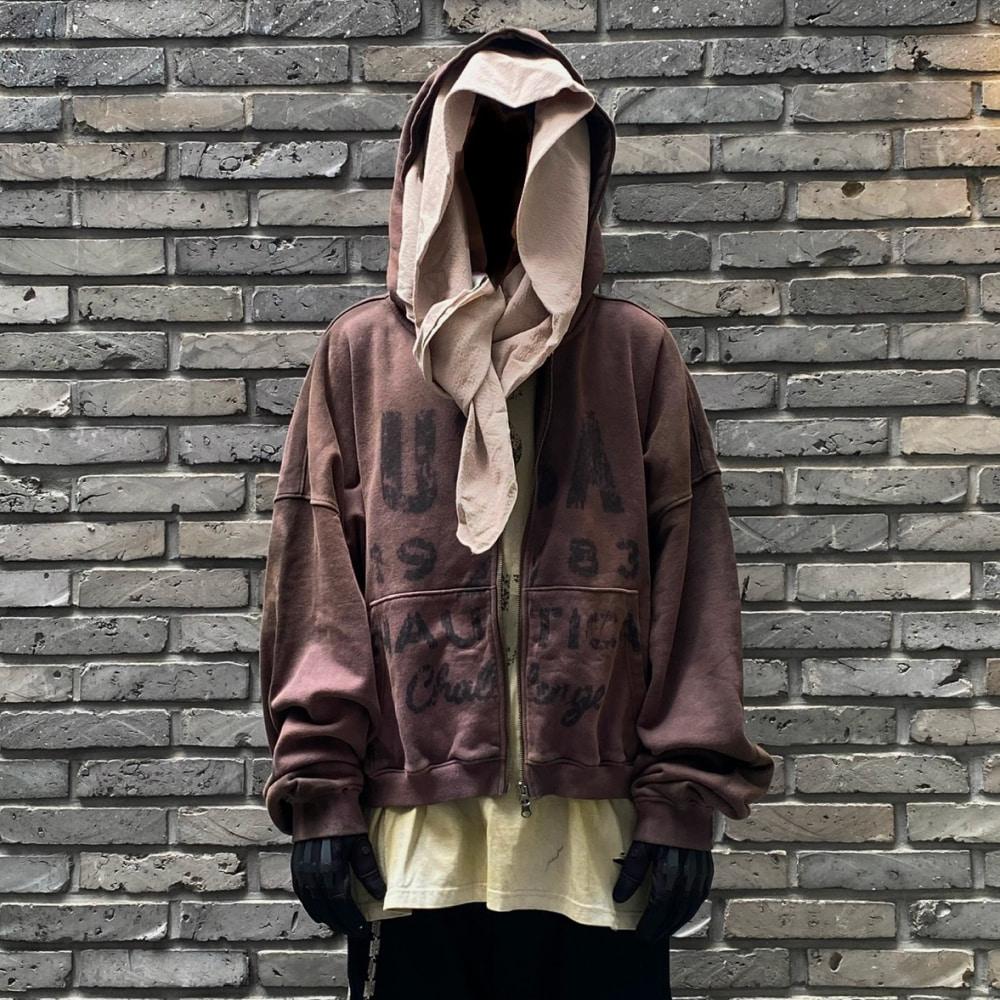 NTC X UMC DAMAGED HOOD ZIP-UP 437