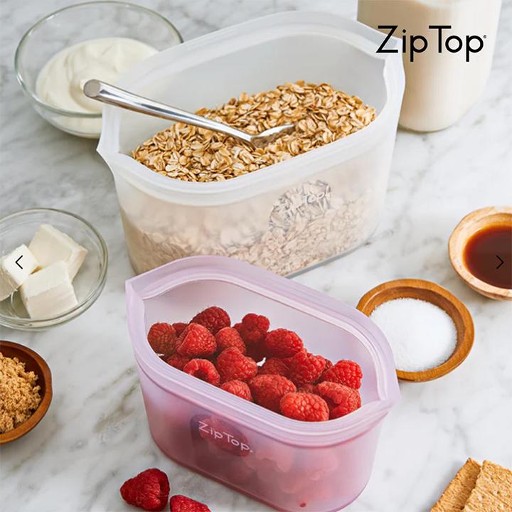 집탑 Zip Top 친환경 실리콘 지퍼백 디쉬 스몰/미디움/라지 모음전